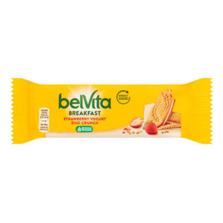 Belvita Duo Strawberry & Yogurt 50.6g | Filled Breakfast Biscuit