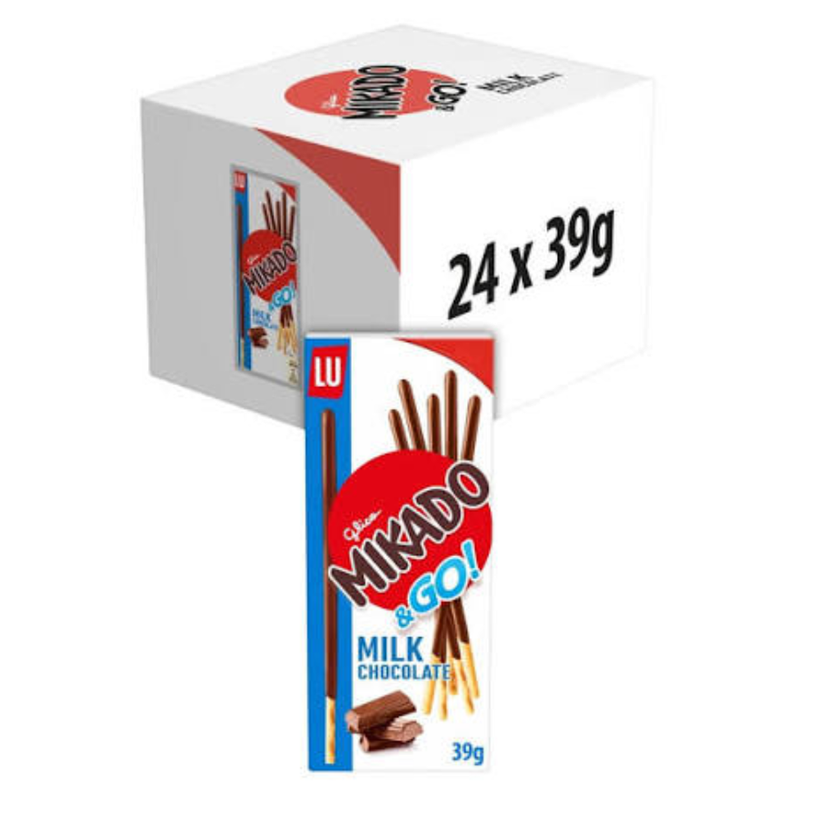 Mikado Milk Chocolate Biscuit Sticks 39g | Chocolate Sticks