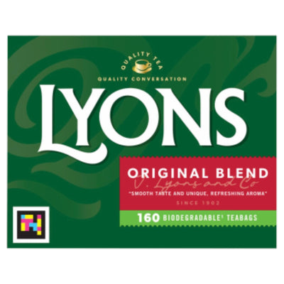 Lyons Original Tea Bags 160's 464g