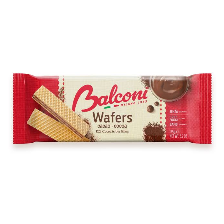 Balconi Cocoa Wafers 175g | Italian Layered Wafers