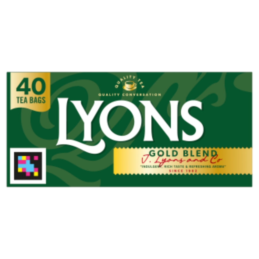 Lyons Gold Blend Tea Bags 40's 125g